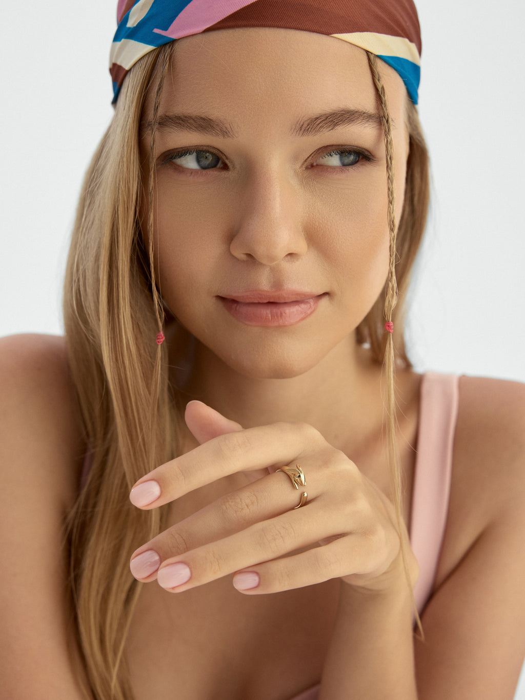 Rabbit Minimal Ring in 14K Gold