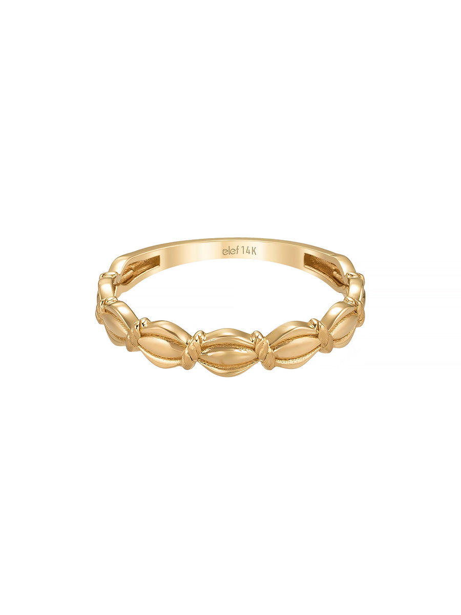 Twisted Vintage Ring in 14K Gold