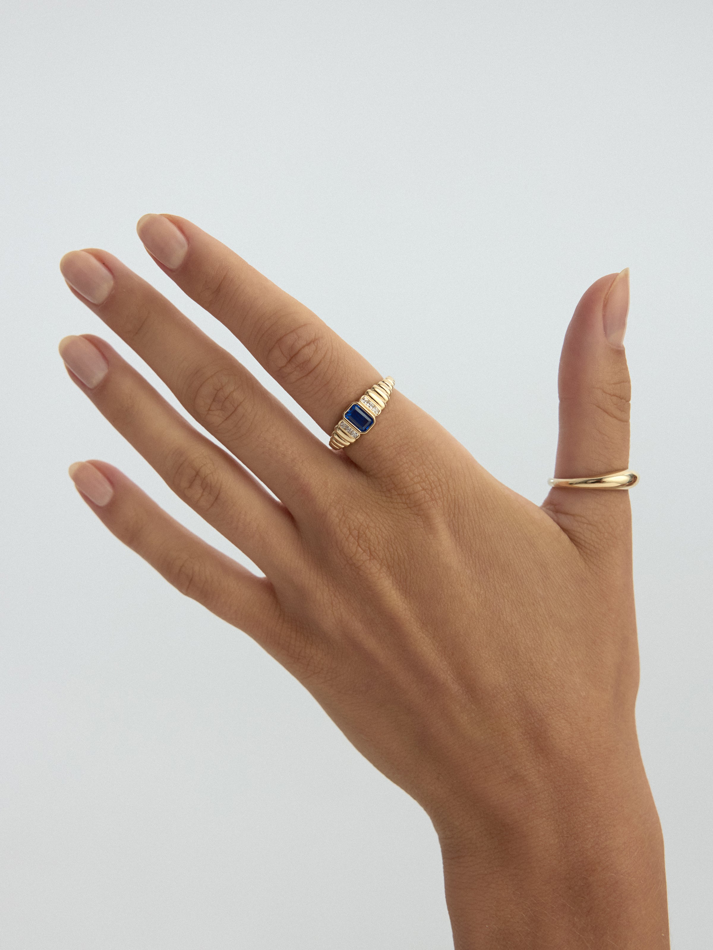 Classic Domed Minimal Ring in 14K Gold
