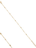 Spaced Dorika Ball Bracelet in 14K Gold by Elef Jewelry