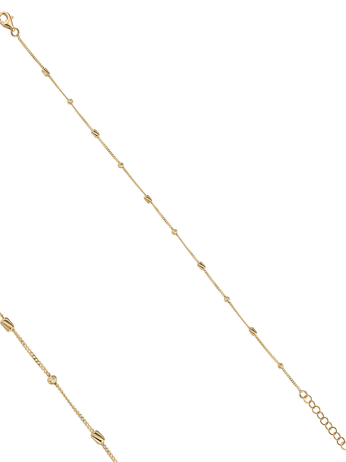 Spaced Dorika Ball Bracelet in 14K Gold by Elef Jewelry