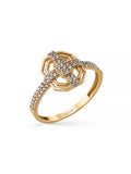 Art Deco Stone-Set Ring in 14K Gold by Elef Jewelry