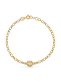 Lion Kids Bracelet in 14K Gold by Elef Jewelry