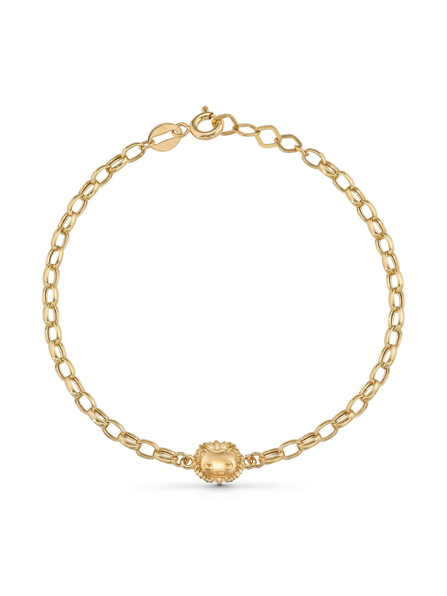 Lion Kids Bracelet in 14K Gold