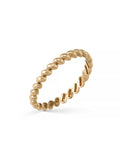 Domed Form Ring in 14K Gold by Elef Jewelry