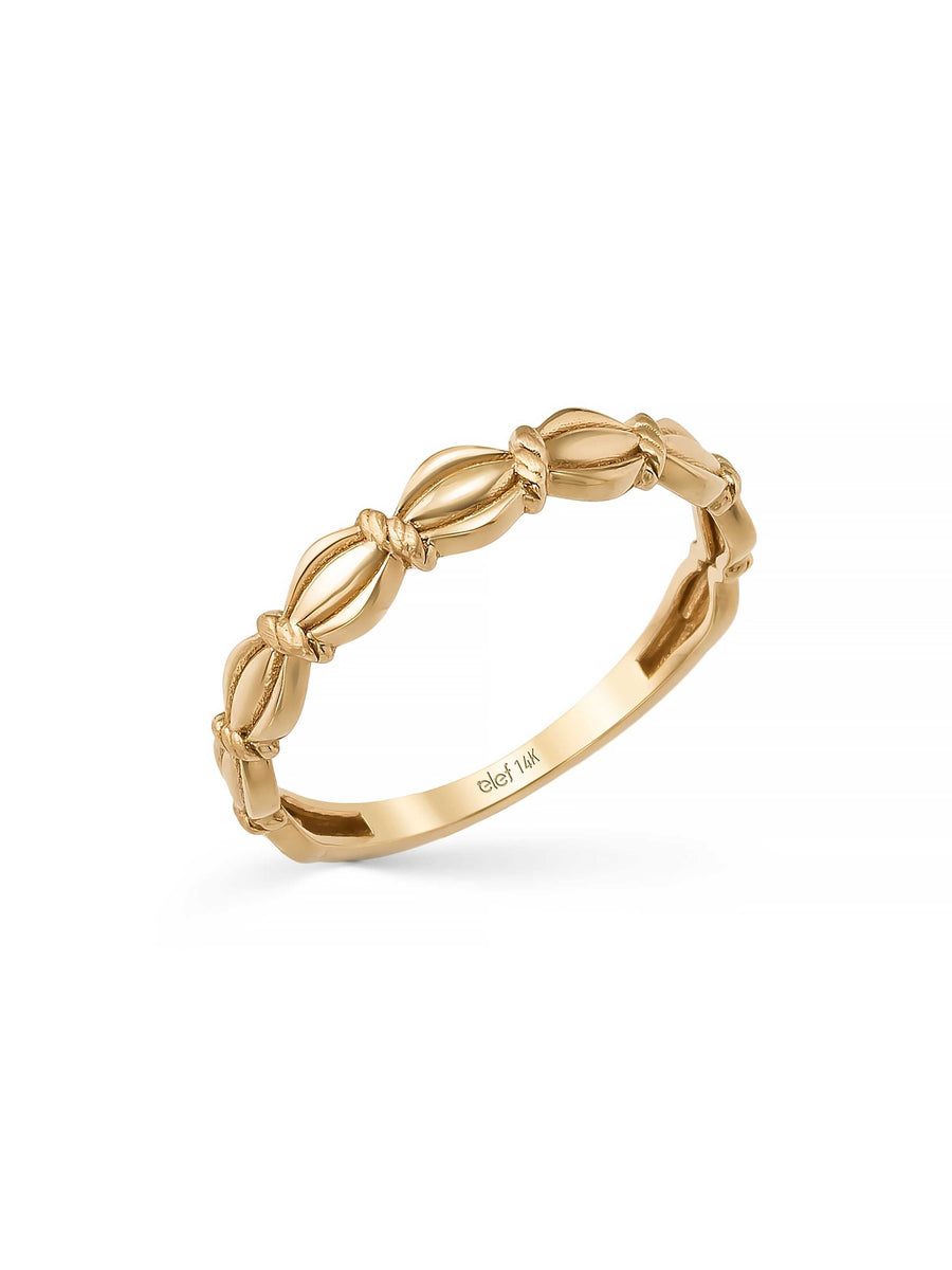 Twisted Vintage Ring in 14K Gold