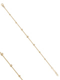 Graduated Dorika Bead Bracelet in 14K Gold by Elef Jewelry
