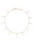 Modern Bar Anklet in 14K Gold by Elef Jewelry