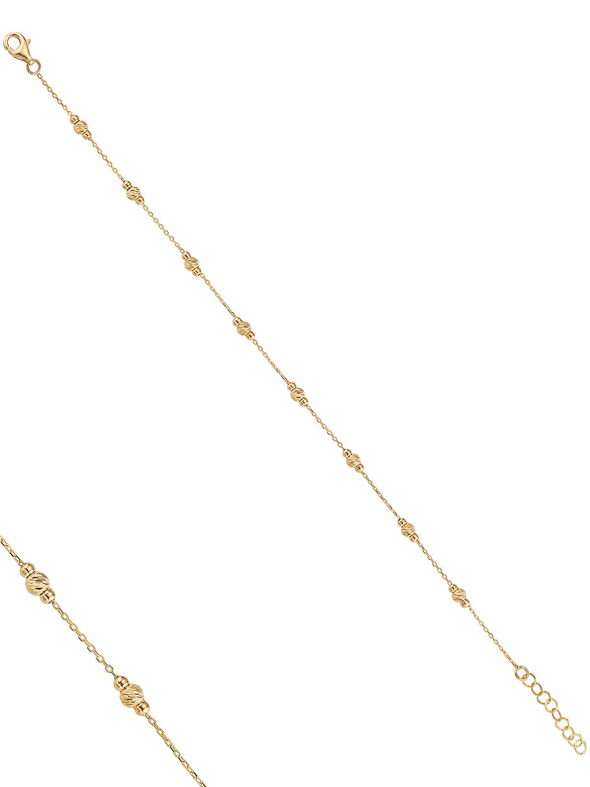 Dorika Ball Minimal Bracelet in 14K Gold by Elef Jewelry