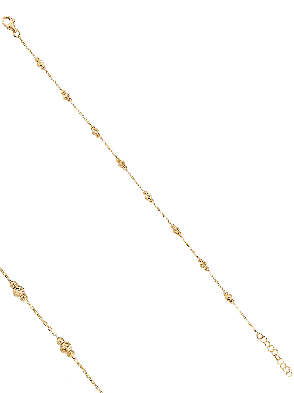 Dorika Ball Minimal Bracelet in 14K Gold by Elef Jewelry