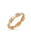 Geometric Form Ring in 14K Gold by Elef Jewelry