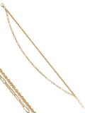 Two Row Chain Design Bracelet in 14K Gold by Elef Jewelry