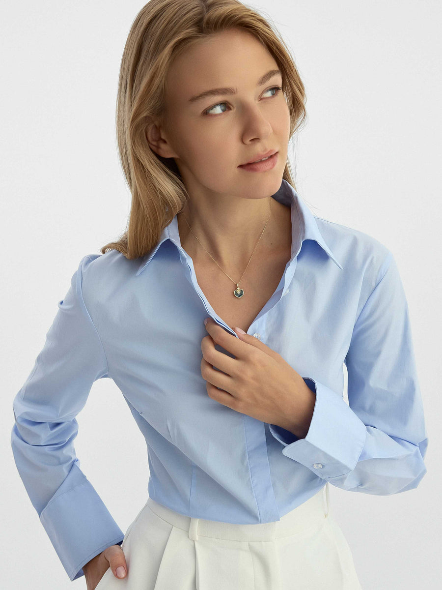 Pearl Tanesi Enamel Deniz Shell Necklace in 14K Gold