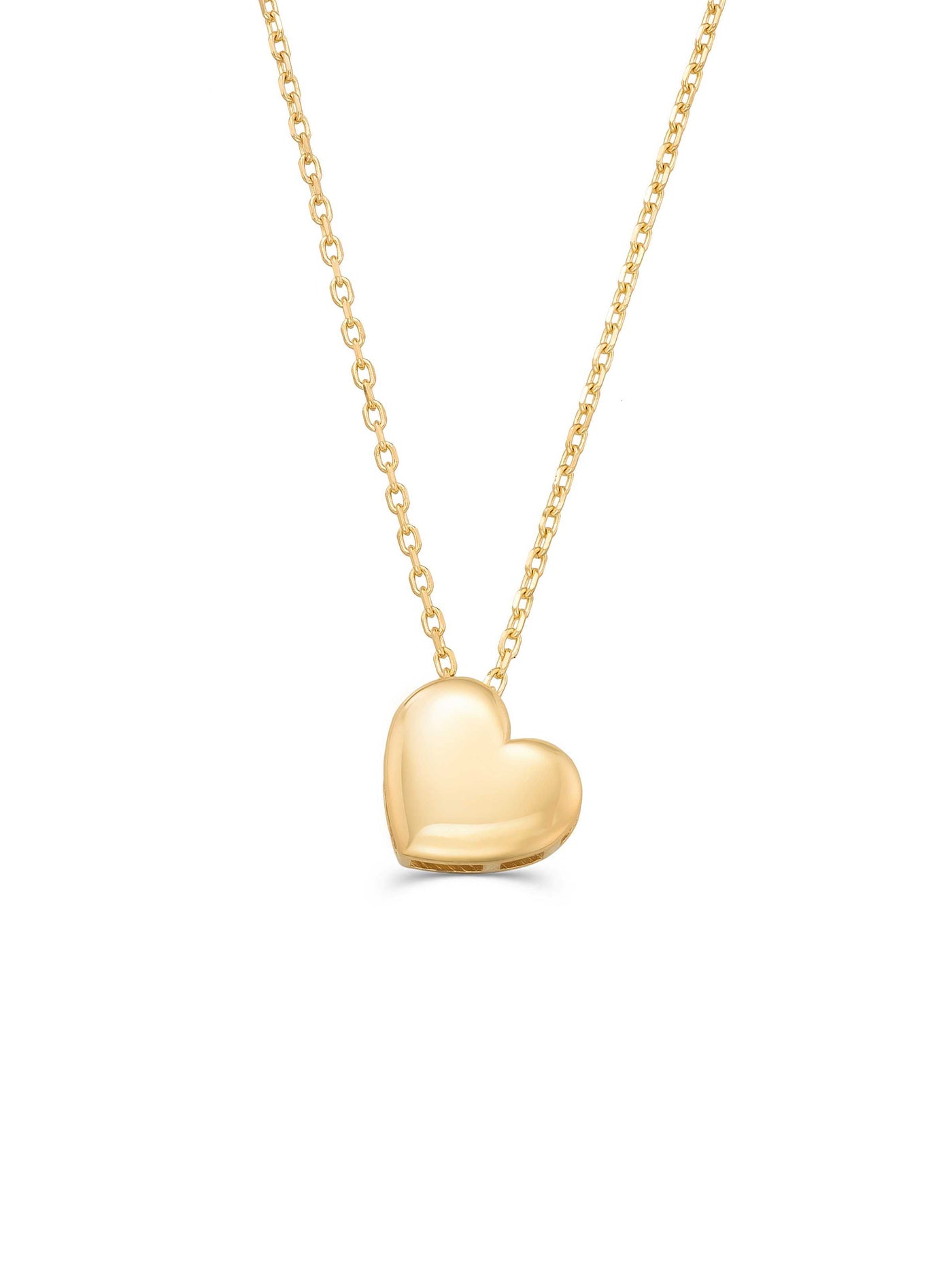 Heart Necklace in 14K Gold by Elef Jewelry