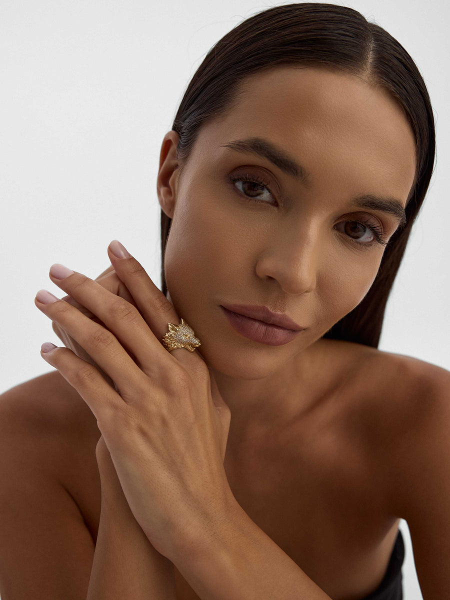 Kurt Stone Ring in 14K Gold