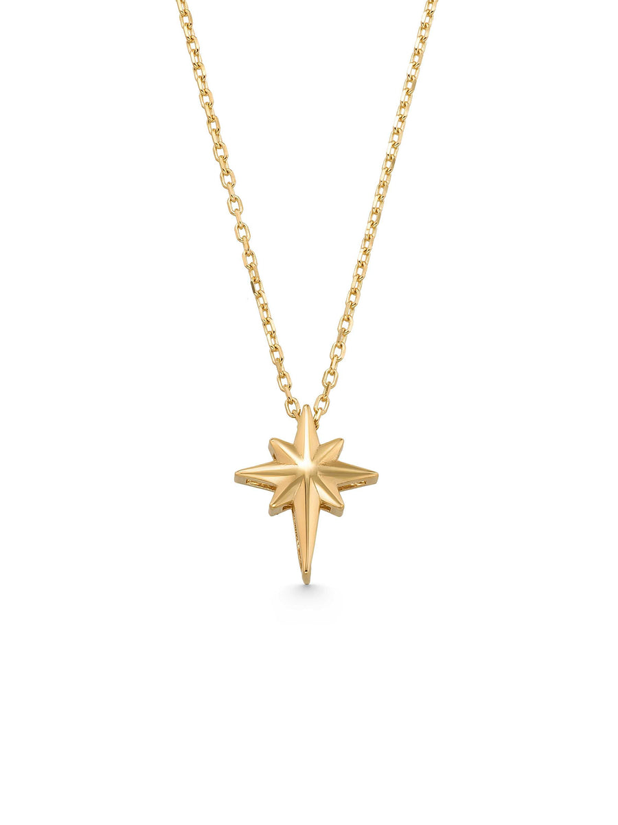 Kutup Star Necklace in 14K Gold