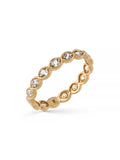 Marquise Form Stone-Set Ring in 14K Gold by Elef Jewelry