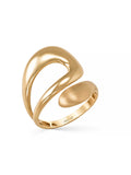 Organic Form Ring in 14K Gold by Elef Jewelry