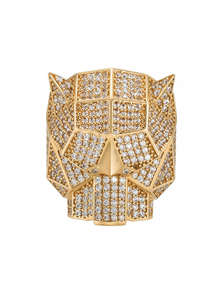 Panther Luxury Ring in 14K Gold