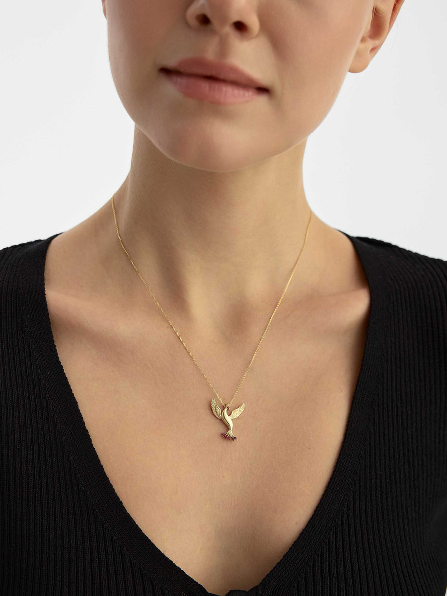 Sparkling Anka Awakening Necklace in 14K Gold