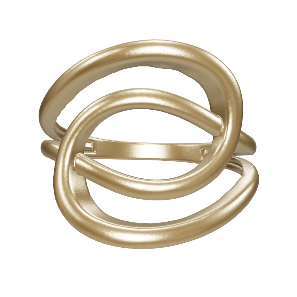 Infinity Knot Form Ring in 14K Gold