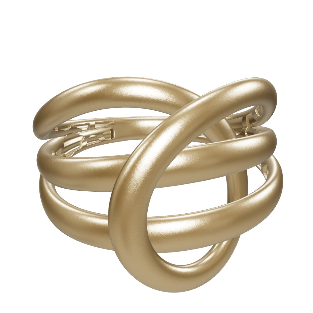 Sarmal Form Ring in 14K Gold