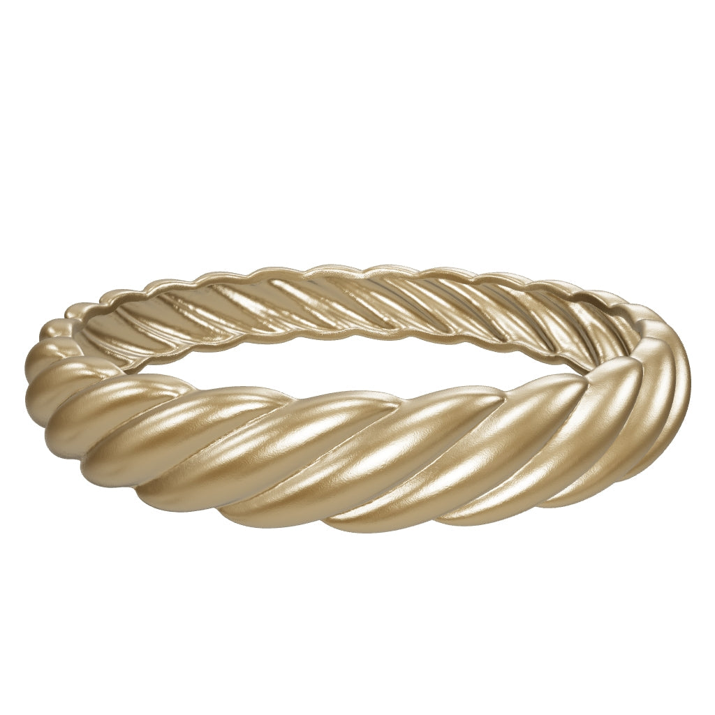 Twisted Form Ring in 14K Gold