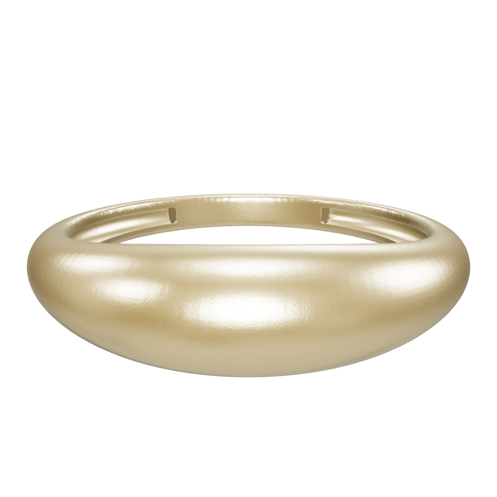 Classic Domed Minimal Ring in 14K Gold