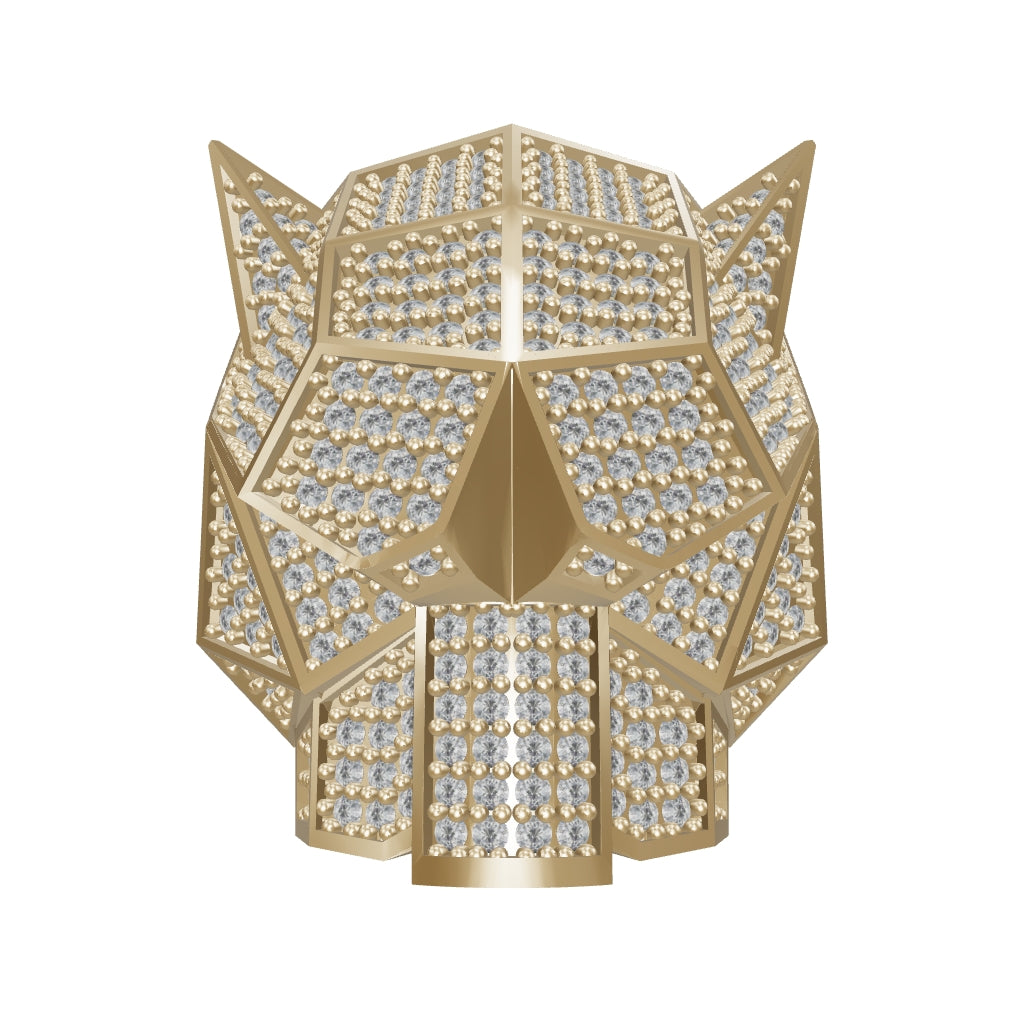 Panther Luxury Ring in 14K Gold