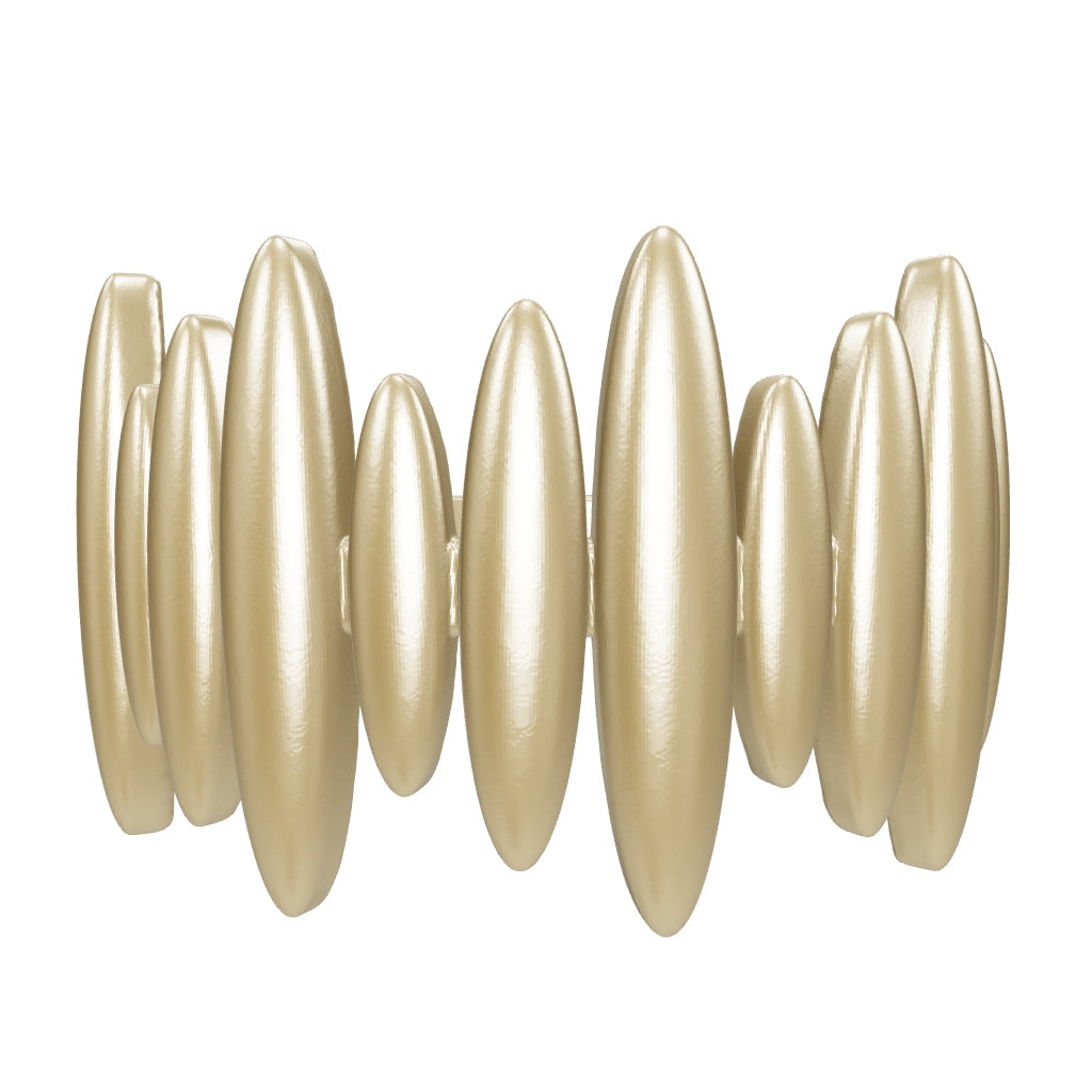 Oval Sequence Ring in 14K Gold