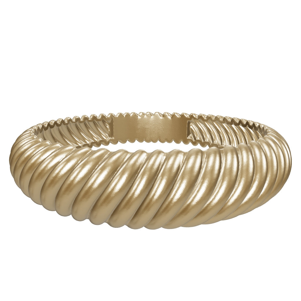 Twisted Patterned Classic Ring in 14K Gold