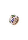 Multicolor Butterfly Enamel Charm in 14K Gold by Elef Jewelry