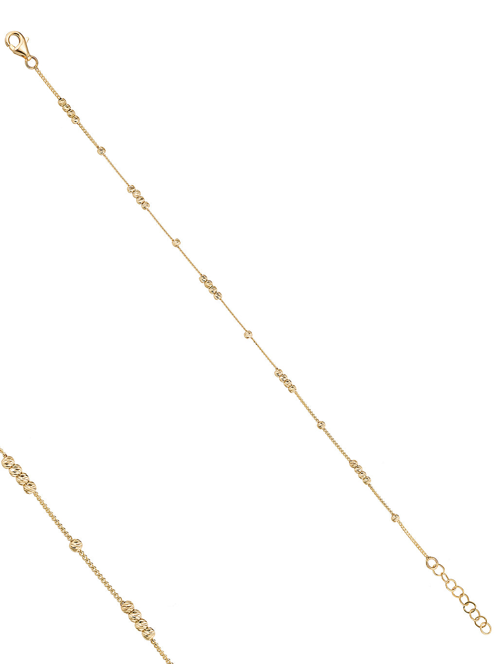 Row Dorika Bead Bracelet in 14K Gold by Elef Jewelry