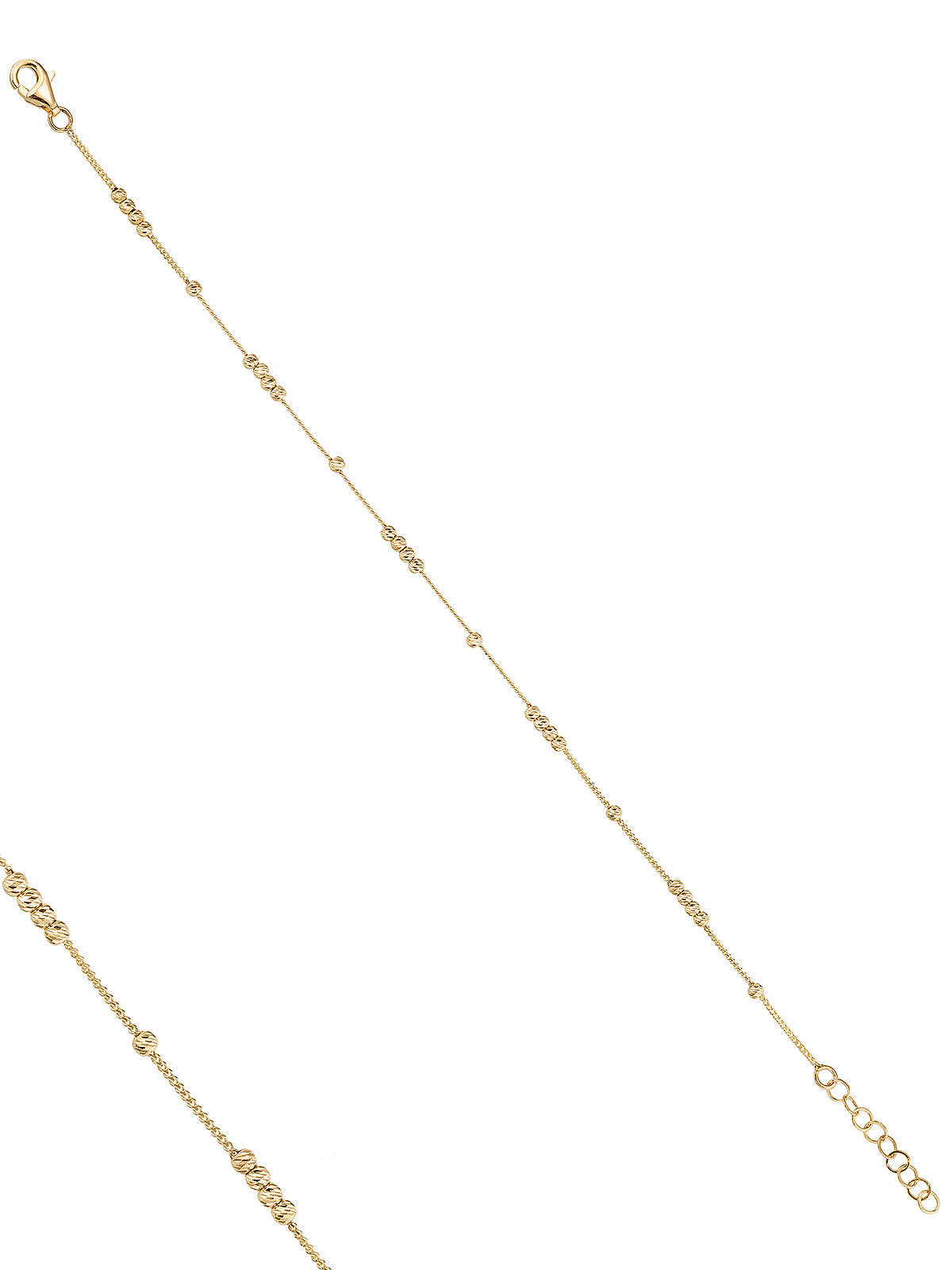 Row Dorika Bead Bracelet in 14K Gold by Elef Jewelry