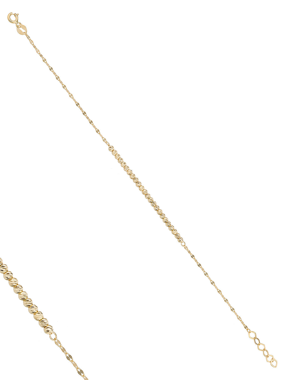 Row Ball Dorika Bracelet in 14K Gold by Elef Jewelry