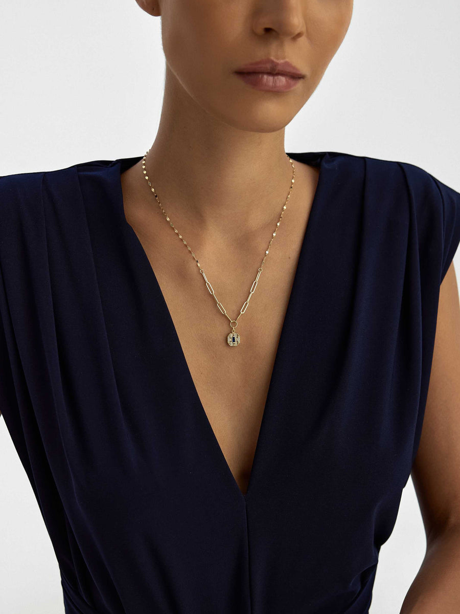 Stone Mistik Necklace in 14K Gold