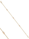 Tri-Color Dorika Ball Bracelet in 14K Gold by Elef Jewelry