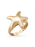 Star Fish Ring in 14K Gold by Elef Jewelry