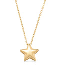 Star Necklace in 14K Gold by Elef Jewelry