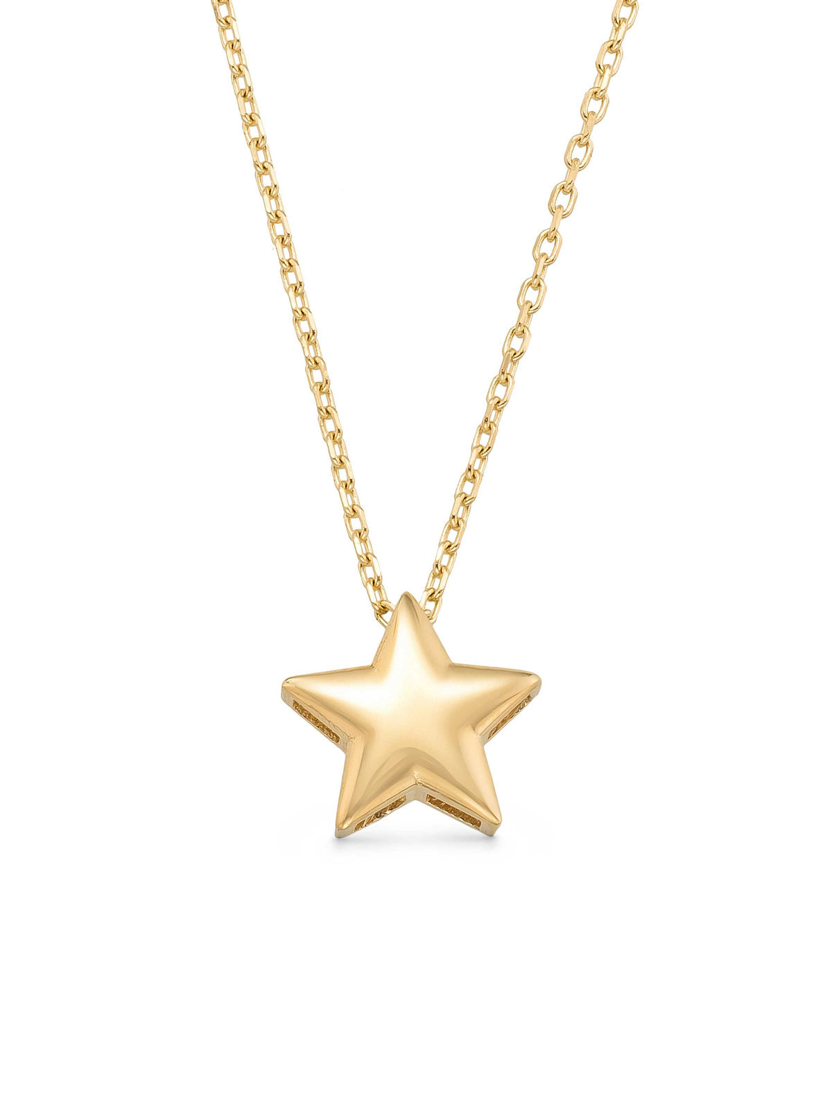 Star Necklace in 14K Gold by Elef Jewelry