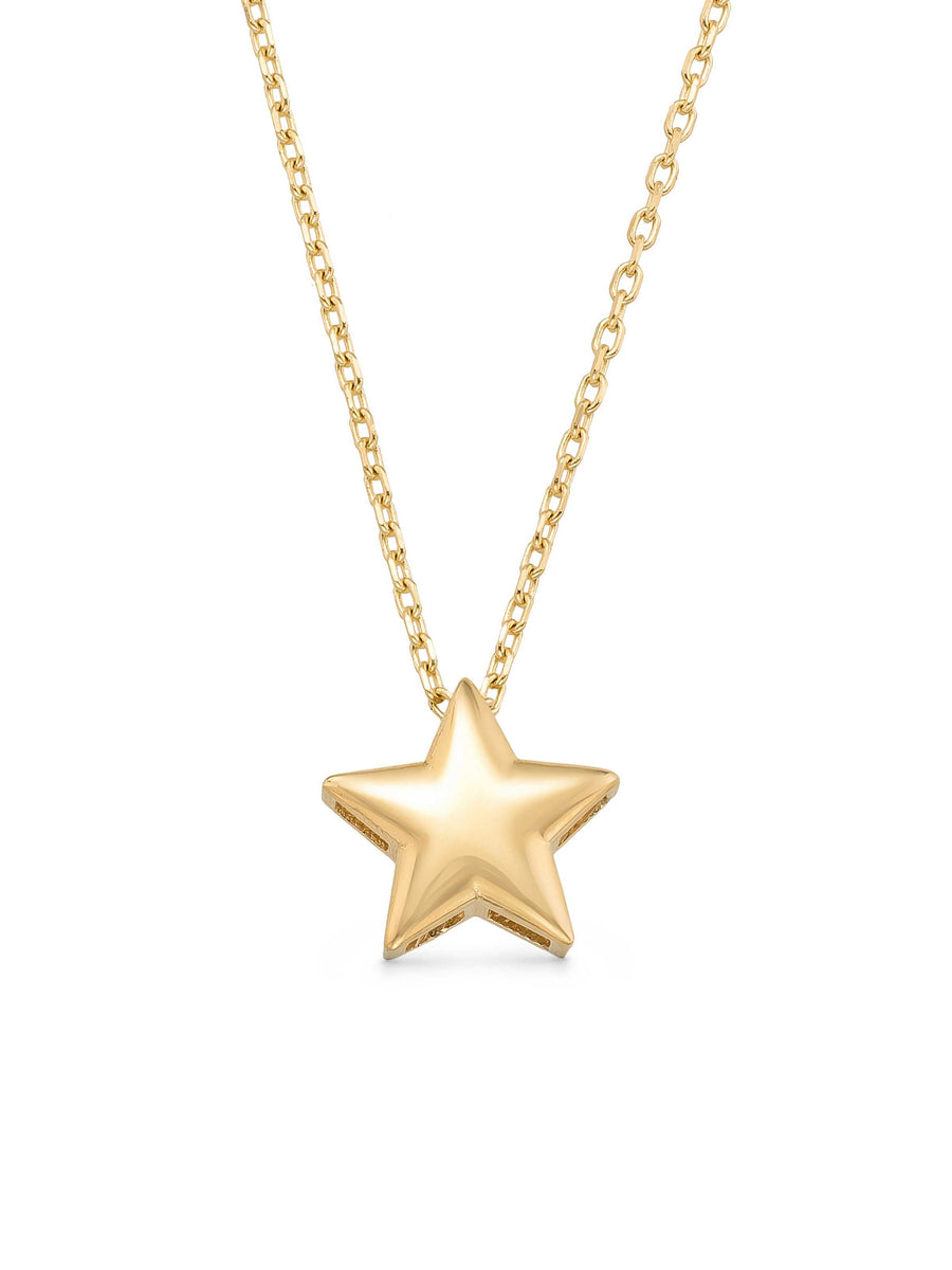 Star Necklace in 14K Gold