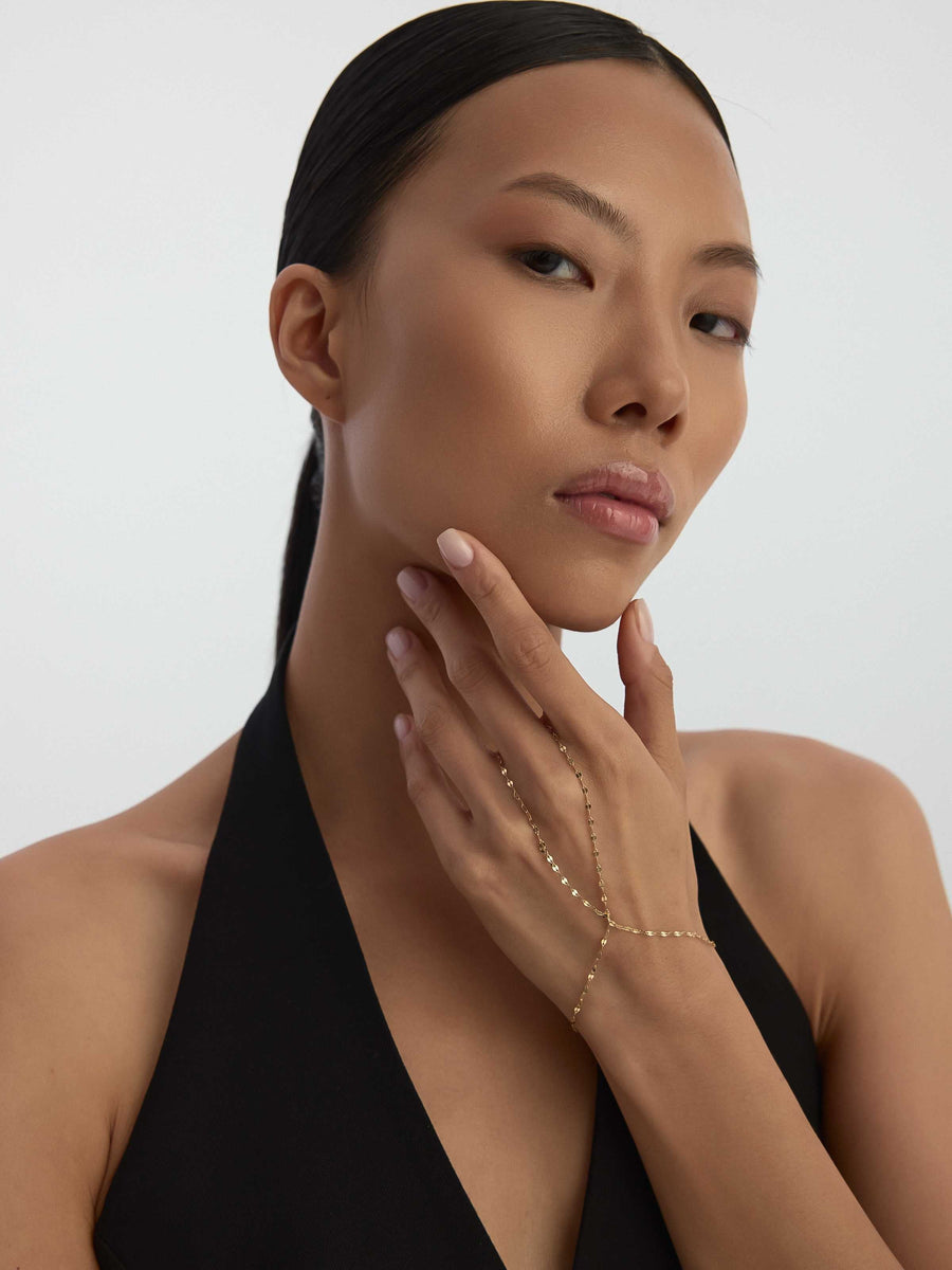 Chain Hand Chain in 14K Gold