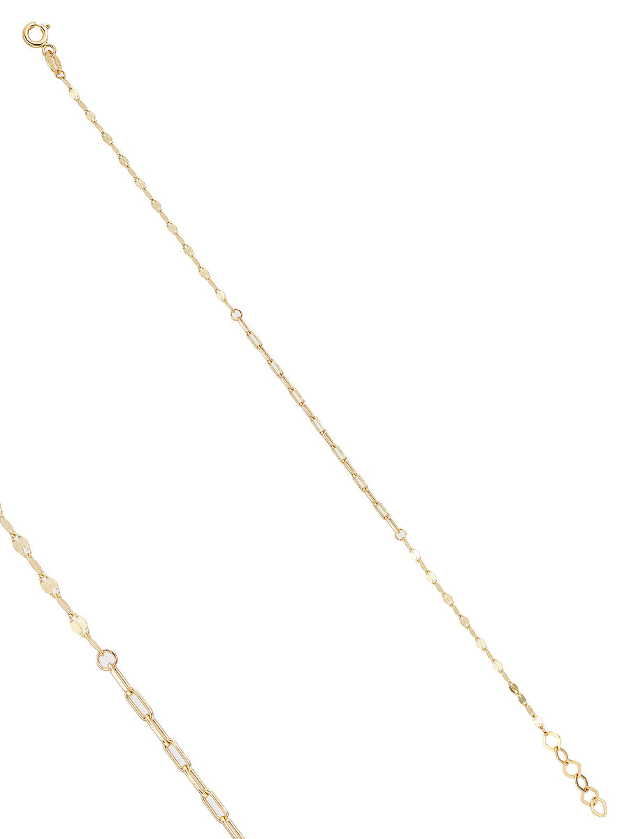 Chain Form Bracelet in 14K Gold